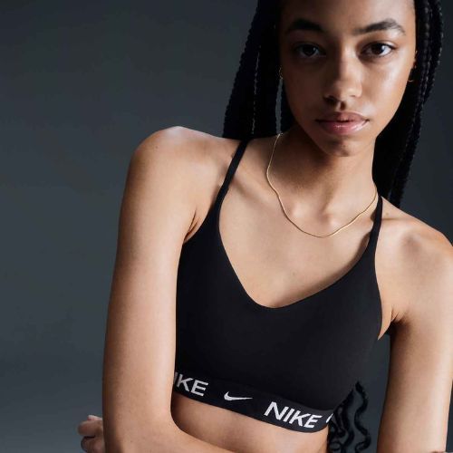 Training bra Nike Dri-Fit Indy Light Support black/black/white