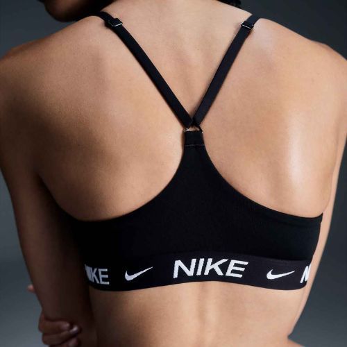 Training bra Nike Dri-Fit Indy Light Support black/black/white