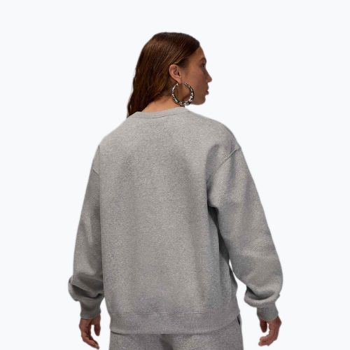 Women's sweatshirt Jordan Brooklyn Fleece dark grey heather/white