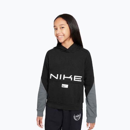 Children's sweatshirt Nike Multi Dri-FIT black/smoke grey/white