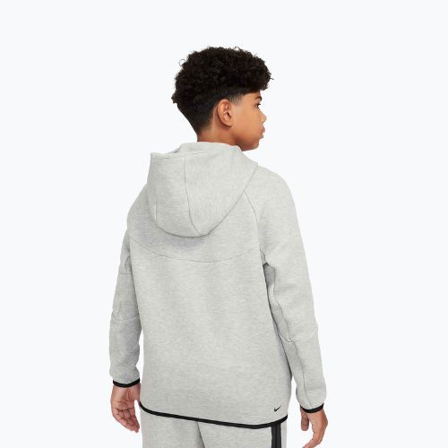 Children's sweatshirt Nike Sportswear Tech Fleece Full-Zip dark grey heather/black/black