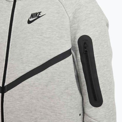 Children's sweatshirt Nike Sportswear Tech Fleece Full-Zip dark grey heather/black/black