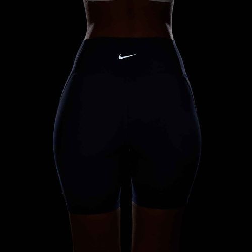 Women's shorts Nike One High Waisted 8" Biker midnight navy