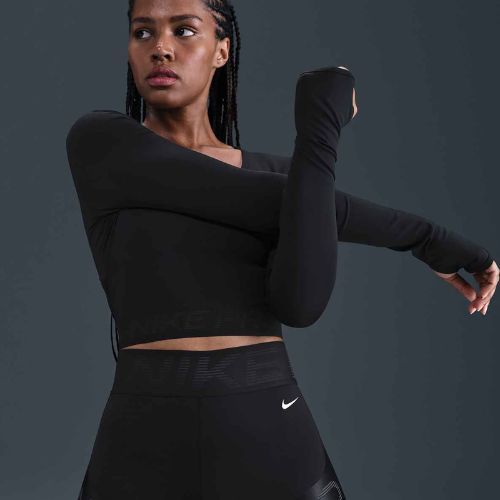 Women's shorts Nike Pro Sculpt High Waisted 5" Biker black/anthracite/white