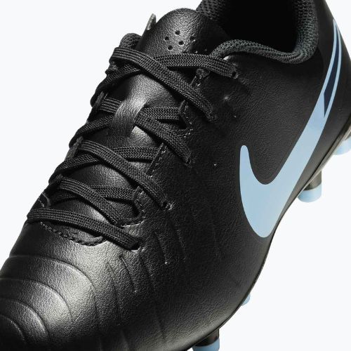 Children's football boots Nike Tiempo Legend 10 Club FG/MG black/black