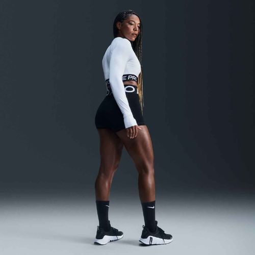 Women's shorts Nike Pro Sculpt High Waisted 3" Biker black/white