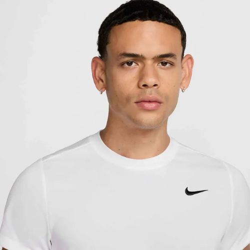 Men's tennis shirt Nike Court Dri-Fit Victory white/black