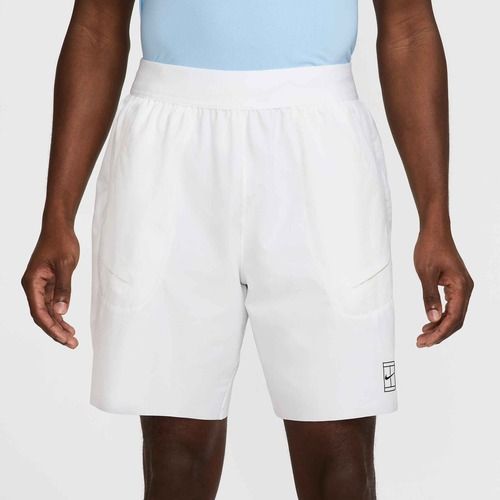 Men's tennis shorts Nike Court Dri-Fit Advantage 8" white/black