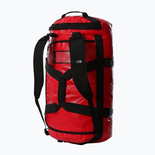 Travel bag The North Face Base Camp Duffel M 71 l red/black