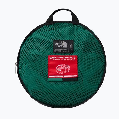 Travel bag The North Face Base Camp Duffel S 50 l evergreen/black