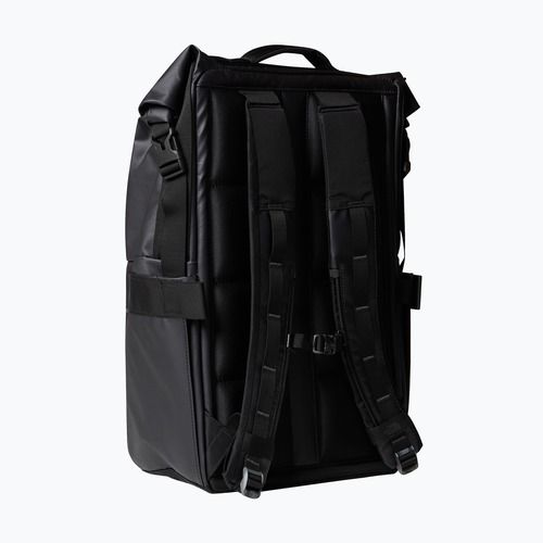 Men's urban backpack The North Face Base Camp Voyager Rolltop 25 l black/asphalt grey