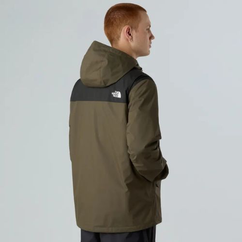 Men's rain jacket The North Face Antora new taupe green/ black