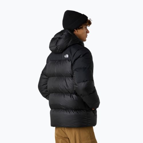 Men's down jacket The North Face Diablo Down 2.0 Hoodie black/black/recycled down