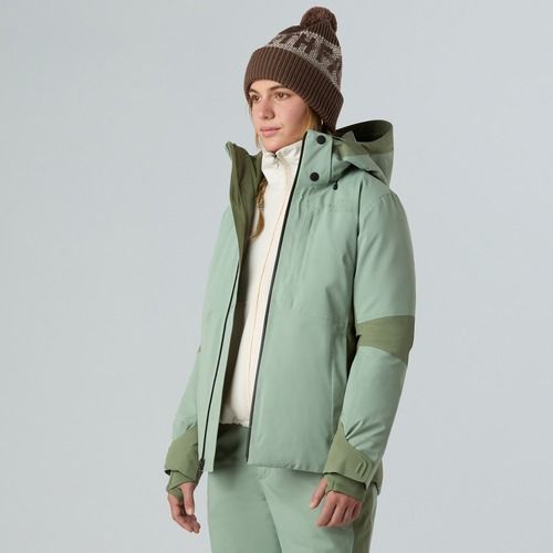 Women's ski jacket The North Face Lenado slate moss/bark mist