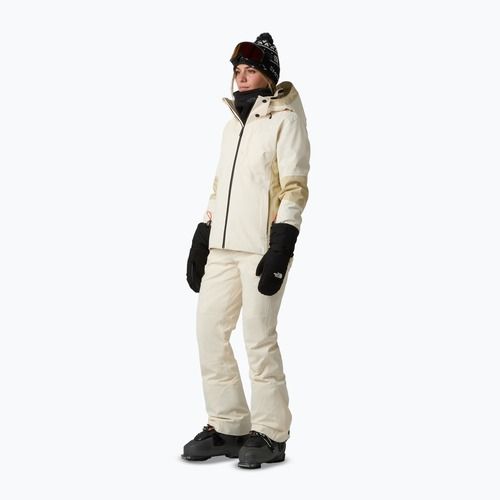 Women's ski jacket The North Face Lenado white dune/gravel