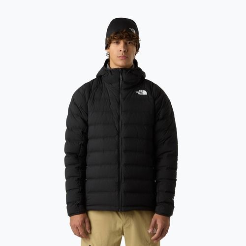 Men's down jacket The North Face Abseil Stretch Down Hoodie black