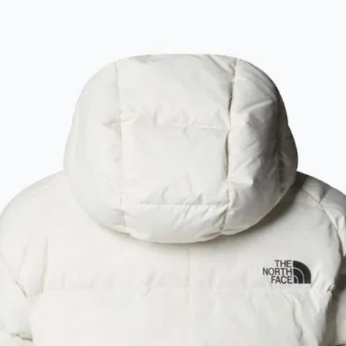 Women's down jacket The North Face Hyalite Down Hoodie white dune