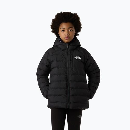 Children's down jacket The North Face Reversible Perrito Hooded black/smoked pearl