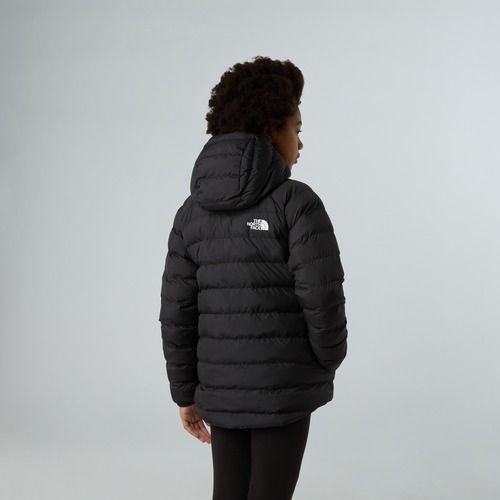 Children's down jacket The North Face Reversible Perrito Hooded black/smoked pearl