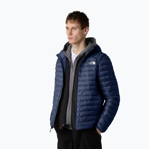 Men's down jacket The North Face Huila Synthetic Hoodie summit navy