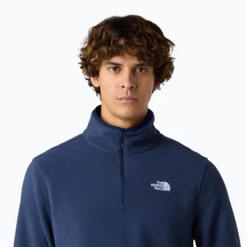 Men's fleece sweatshirt The North Face Glacier Fleece 1/4 Zip summit navy