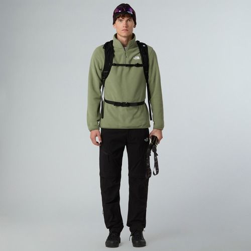 Men's fleece sweatshirt The North Face Glacier Fleece 1/4 Zip bark mist