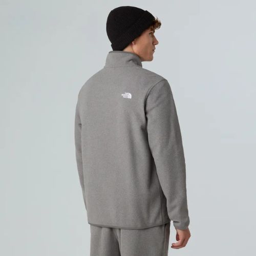 Men's fleece sweatshirt The North Face Glacier Fleece 1/4 Zip mid grey heather