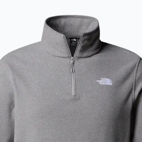 Men's fleece sweatshirt The North Face Glacier Fleece 1/4 Zip mid grey heather