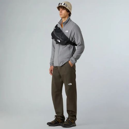 Men's fleece sweatshirt The North Face Glacier Fleece mid grey heather