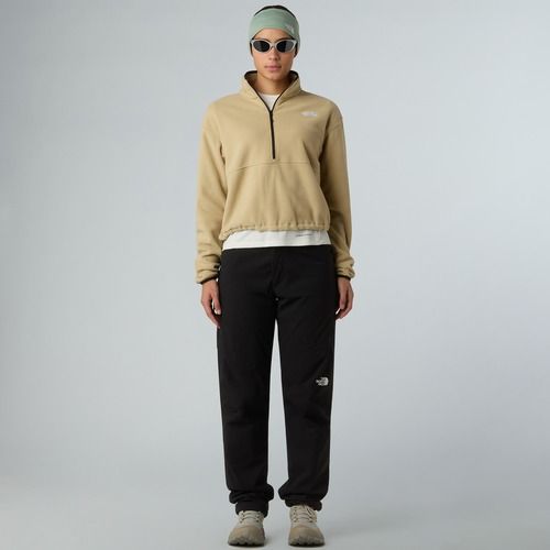 Women's sweatshirt The North Face Glacier Fleece 1/2 Zip Short khaki stone