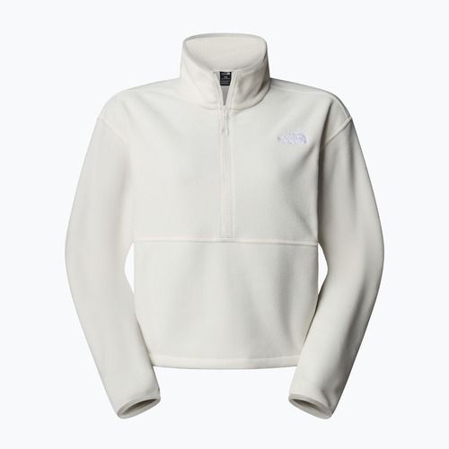 Women's sweatshirt The North Face Glacier Fleece 1/2 Zip Short white dune