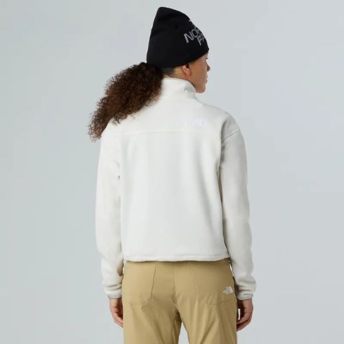 Women's sweatshirt The North Face Glacier Fleece 1/2 Zip Short white dune