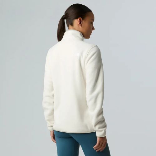 Women's fleece sweatshirt The North Face Glacier Fleece 1/4 Zip white dune