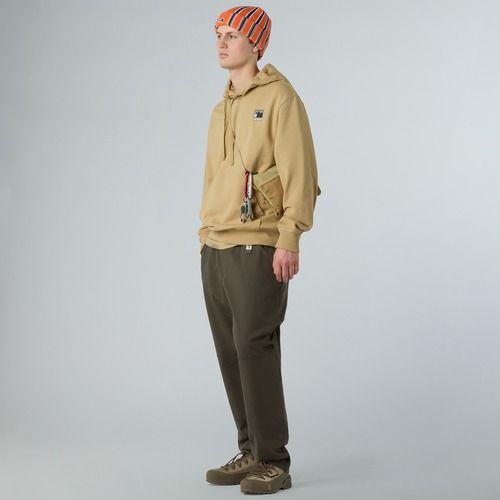 Men's sweatshirt The North Face Mountain Logo Relaxed Hooded khaki stone
