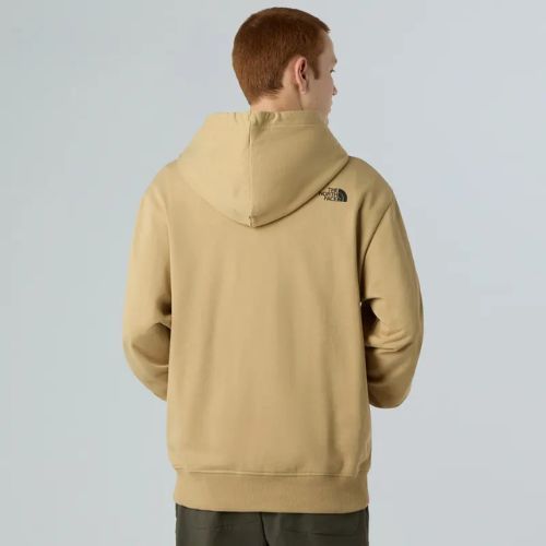 Men's sweatshirt The North Face Mountain Logo Relaxed Hooded khaki stone