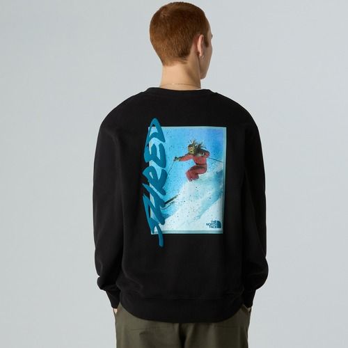 Men's sweatshirt The North Face NSE Slopes Relaxed Crew GRA black
