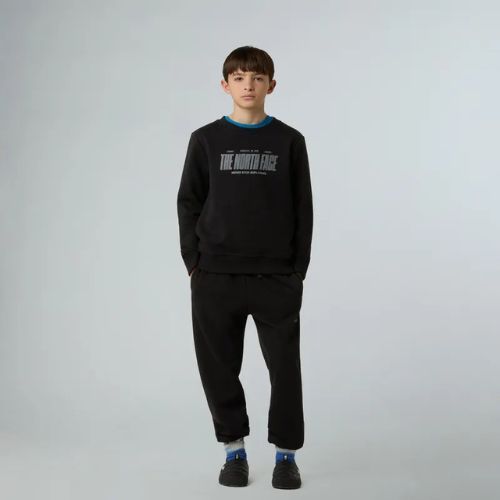 Children's sweatshirt The North Face Reflective Logo Relaxed Crew black