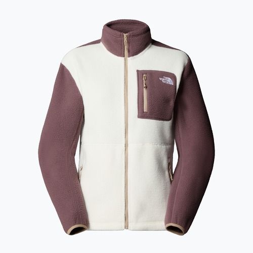 Women's fleece sweatshirt The North Face Yumiori Full Zip white dune/tawny quartz