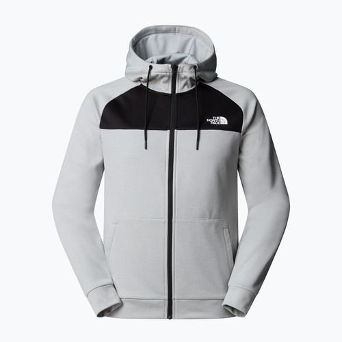 Men's sweatshirt The North Face Reaxion Fleece Full Zip Hoodie high rise grey light heather