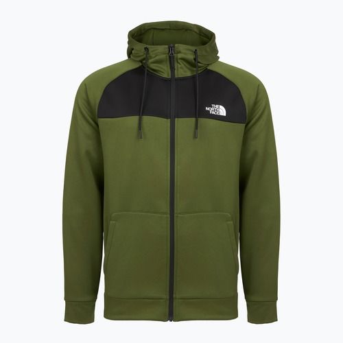 Men's sweatshirt The North Face Reaxion Fleece Full Zip Hoodie woodland green/black