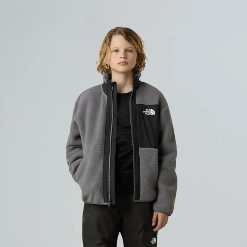 Children's fleece sweatshirt The North Face Yumiori Full Zip smoked pearl/black