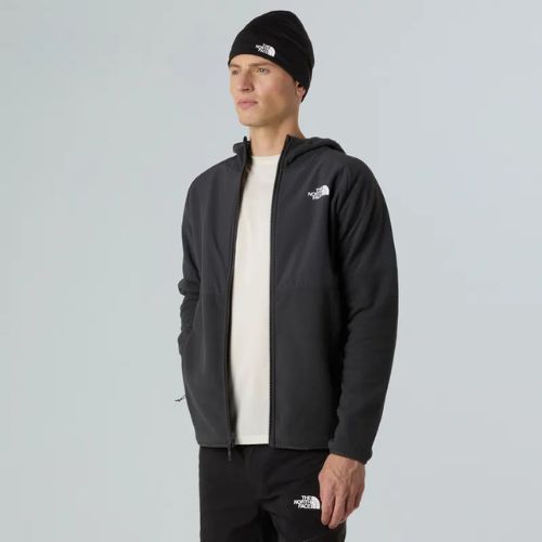Men's sweatshirt The North Face Glacier Heavyweight Full Zip HD asphalt grey/black