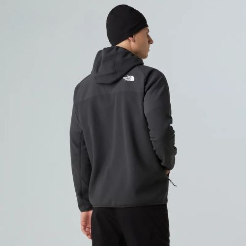 Men's sweatshirt The North Face Glacier Heavyweight Full Zip HD asphalt grey/black