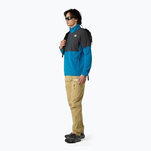 Men's sweatshirt The North Face Glacier Heavyweight Full Zip dusk blue/asphalt grey