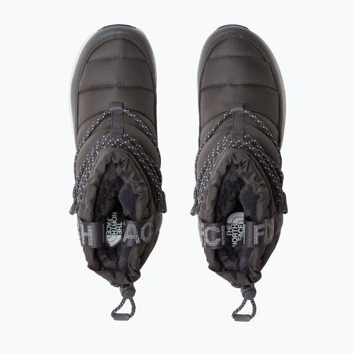 Women's snow boots The North Face Thermoball Lace Up WP anthracite grey/white ash