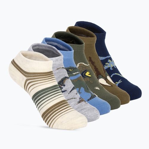 Children's socks SKECHERS 1/2 Terry Low Cut 6 pairs olive