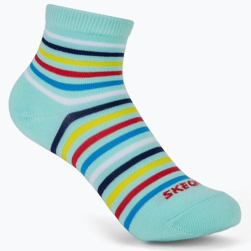 Children's socks SKECHERS Non Terry High Qtr Crew 6 pairs grey/grey