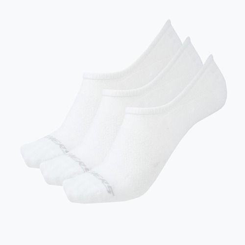Men's socks SKECHERS Non Terry No Show 3 pairs white traditional
