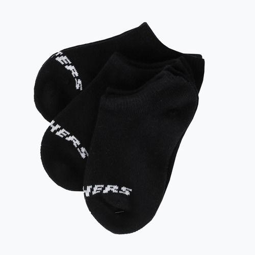Children's socks SKECHERS Non Terry No Show 3 pairs black