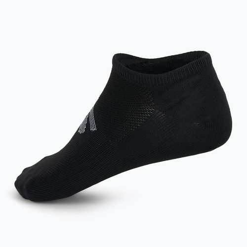 Men's socks SKECHERS Microfiber Non Terry No Show 3 pairs black/white